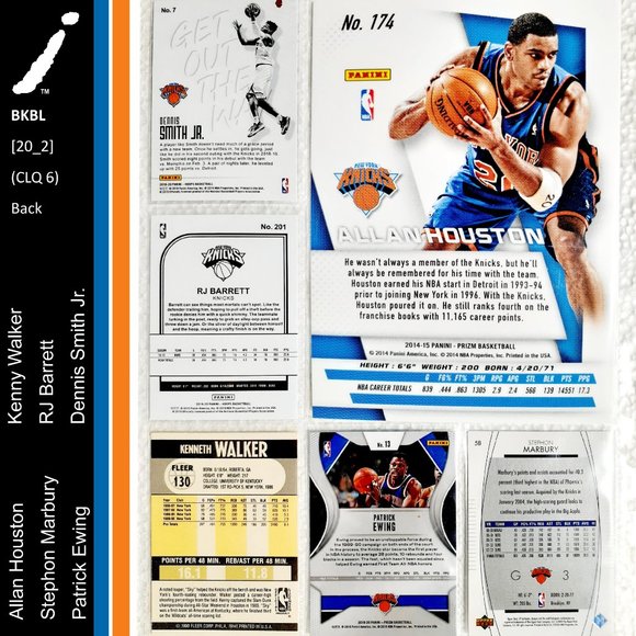 New York Knicks 6 Card Lot - BKBL [20_2] - Picture 2 of 14